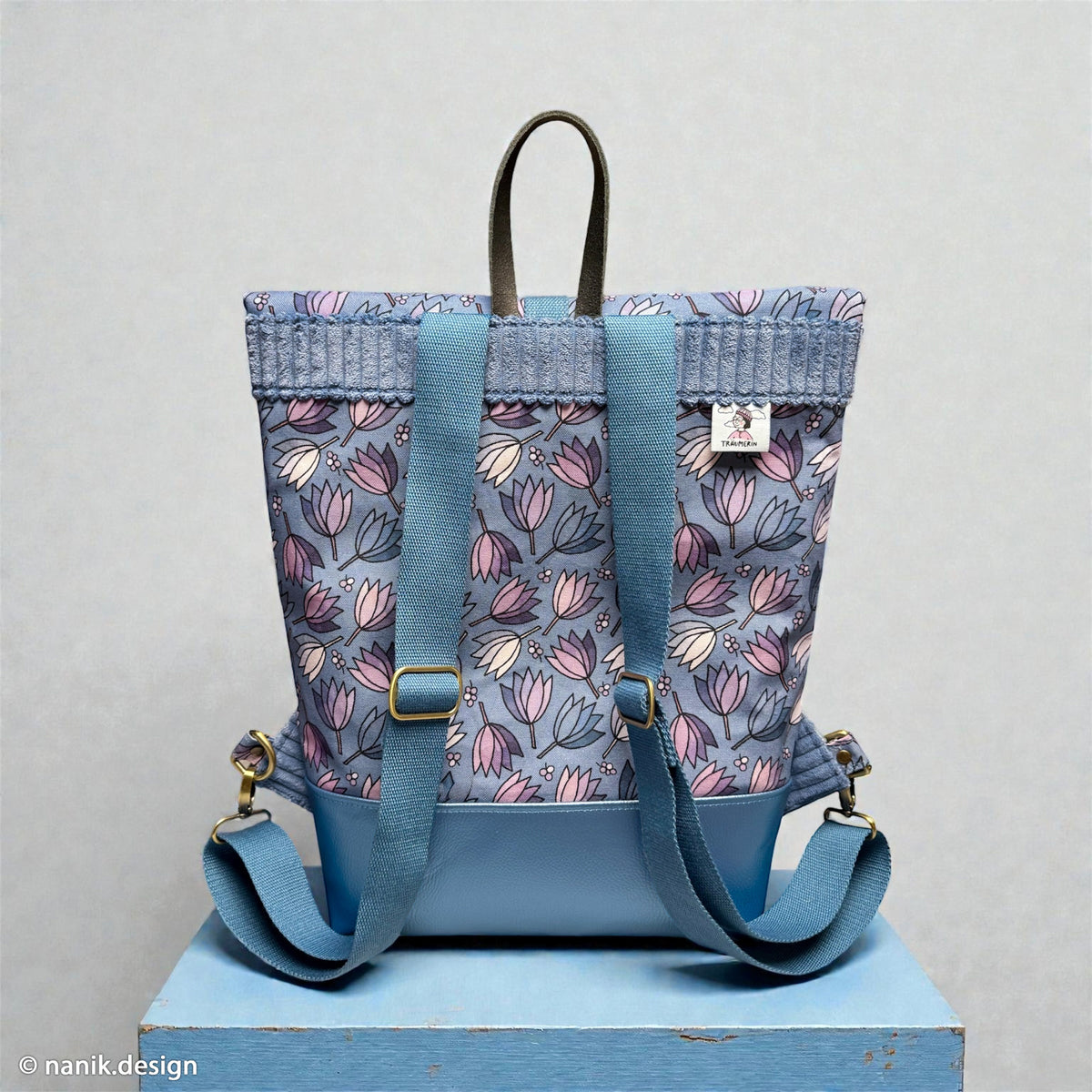 Canvas Floral Tales by Emjo Design blau/lila
