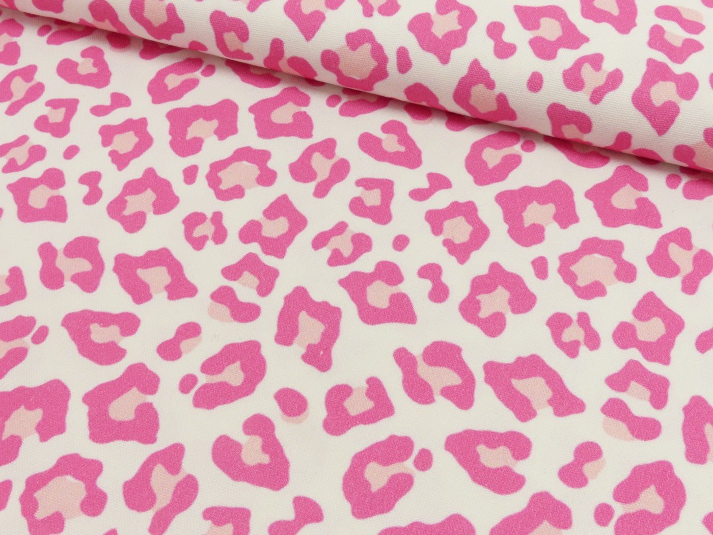 Canvas Dekostoff digital Leo pink