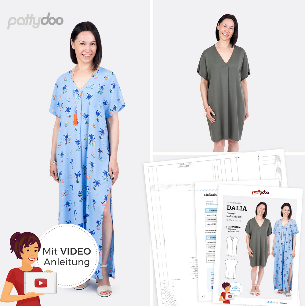 Pattydoo Damen Kaftankleid Dalia