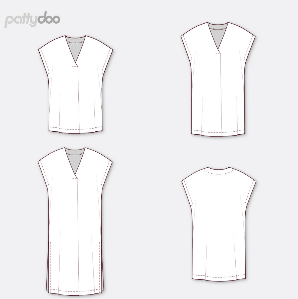 Pattydoo Damen Kaftankleid Dalia