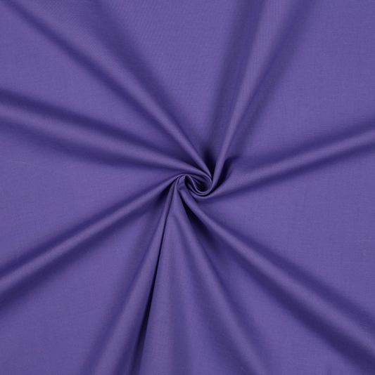Baumwolle uni bio violett