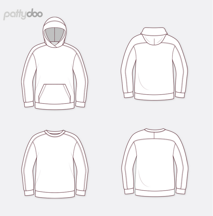 Pattydoo Damen Oversized Hoodie Lauryn