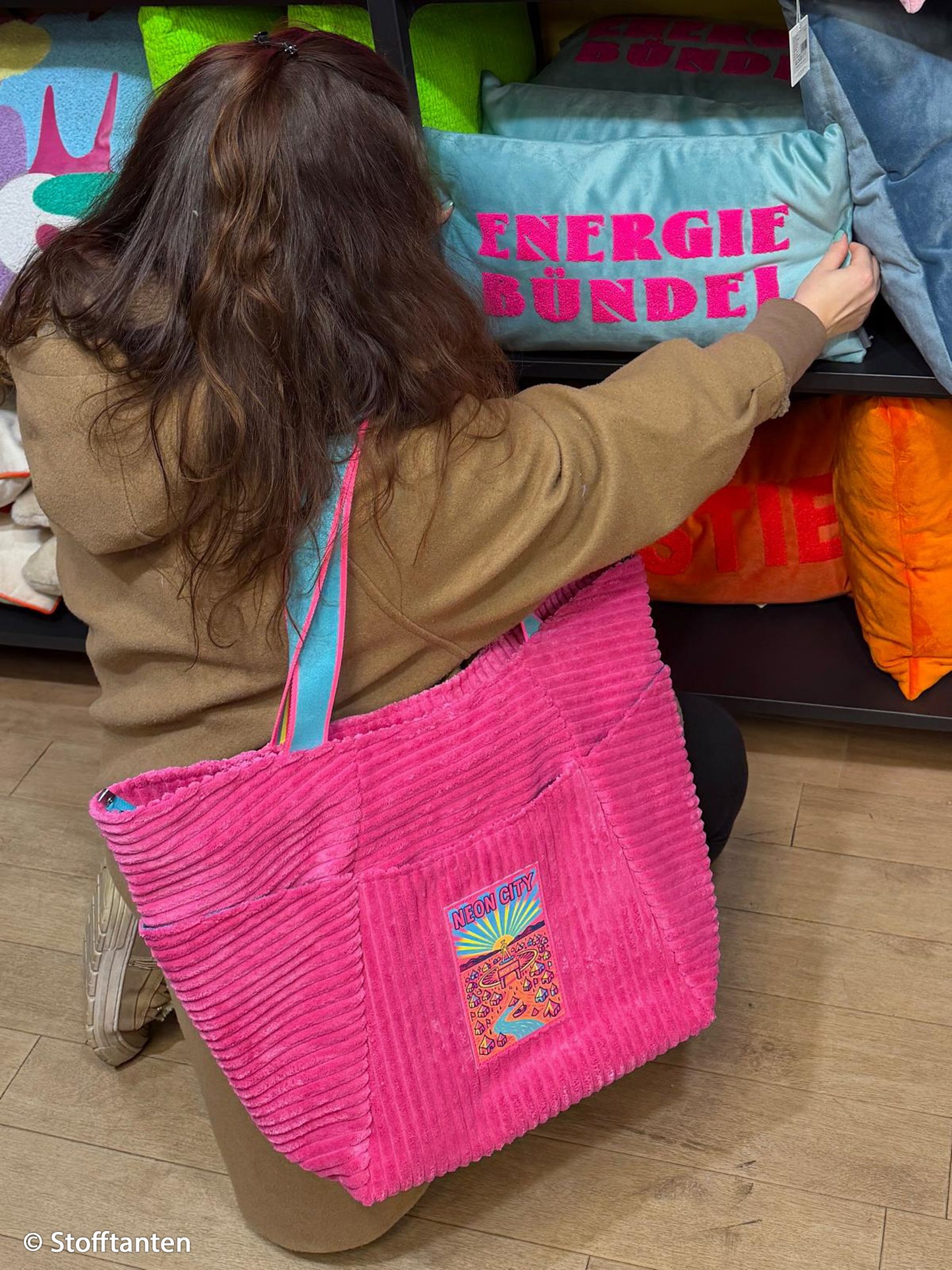 Cord Samt Wanja pink
