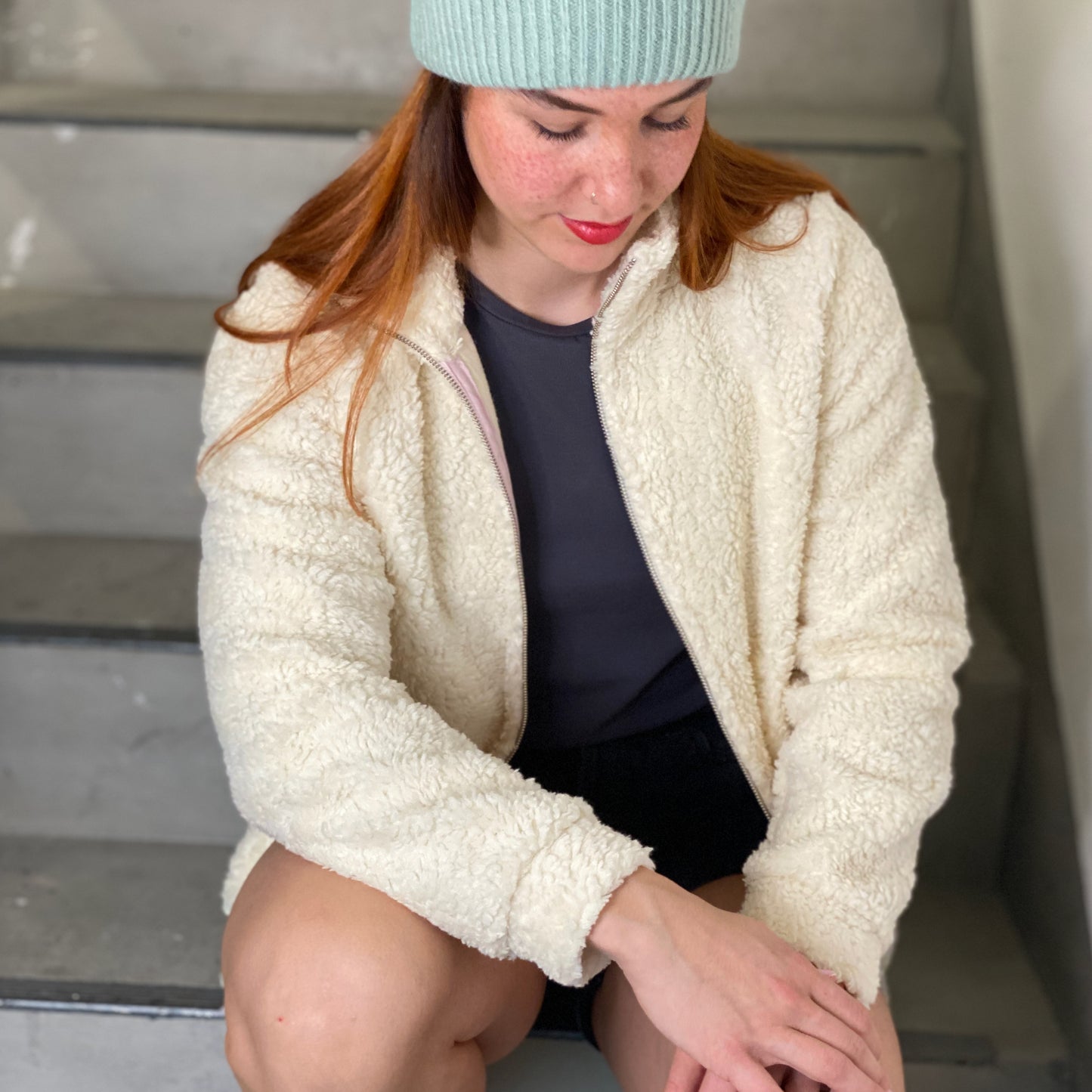 STUDIO SCHNITTREIF FRAU SVEA Teddyjacke Damen