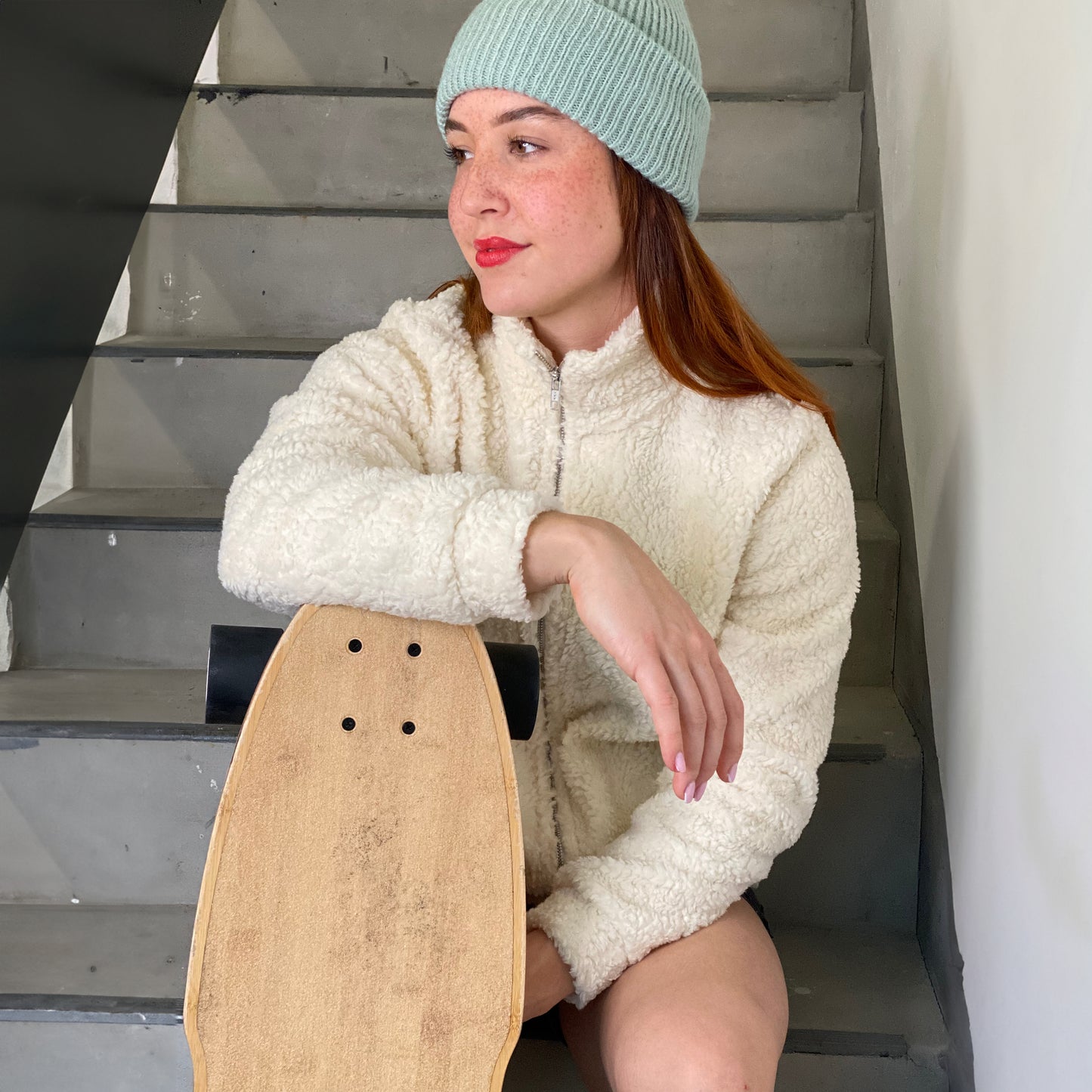 STUDIO SCHNITTREIF FRAU SVEA Teddyjacke Damen
