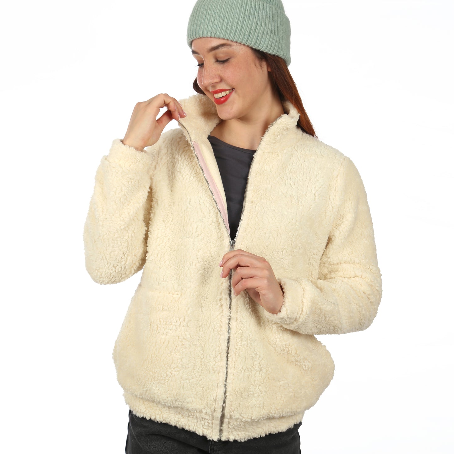 STUDIO SCHNITTREIF FRAU SVEA Teddyjacke Damen