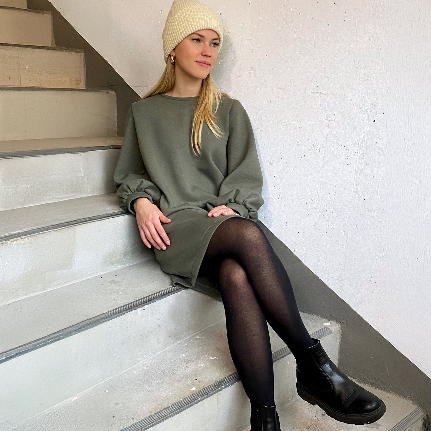 STUDIO SCHNITTREIF FRAU LINN Sweatkleid Damen
