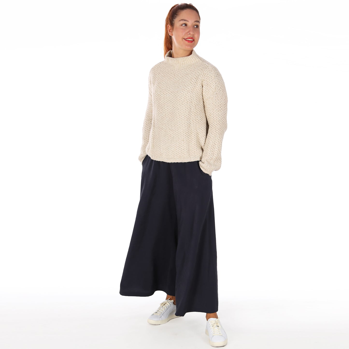 STUDIO SCHNITTREIF FRAU ORLA weite Hose Damen