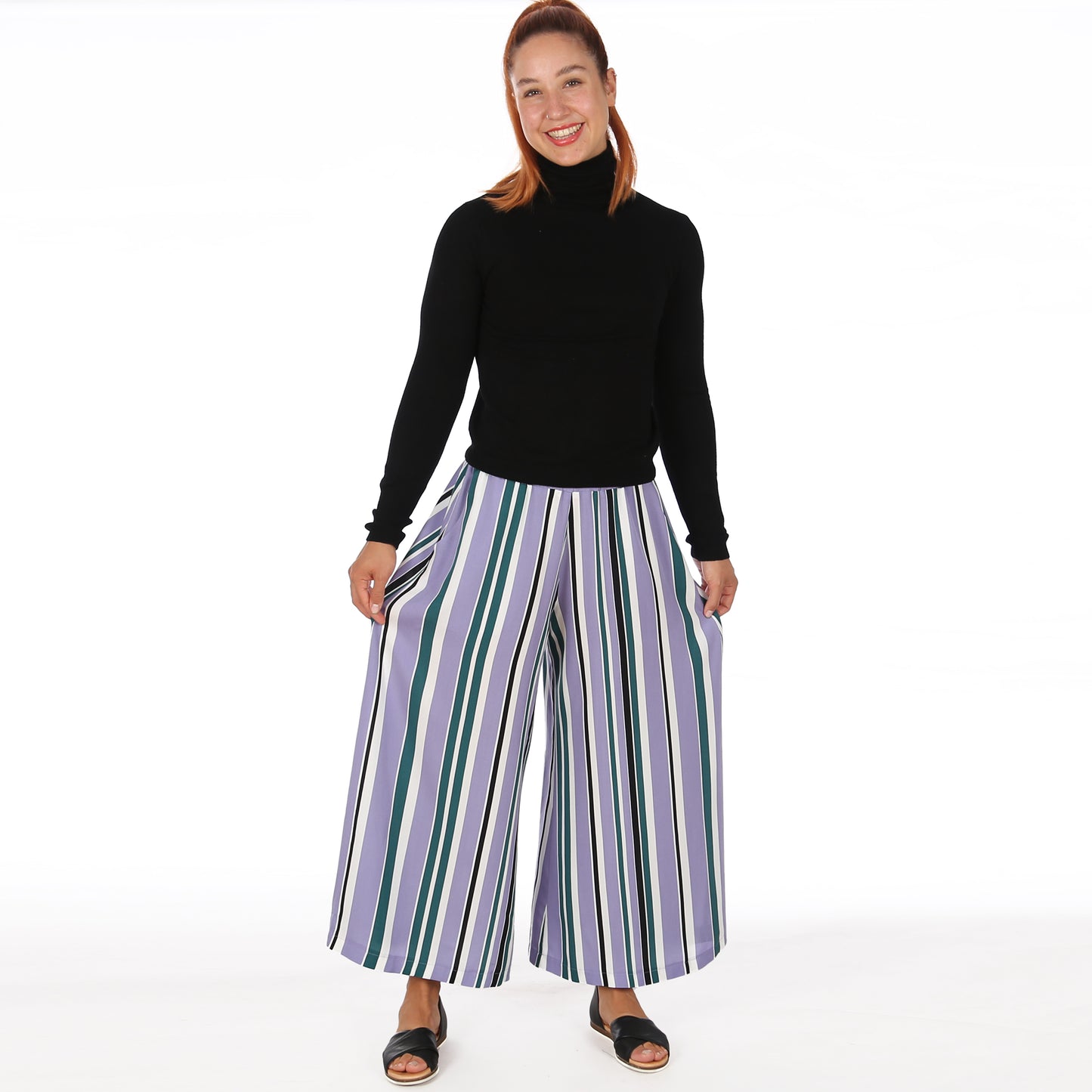 STUDIO SCHNITTREIF FRAU ORLA weite Hose Damen