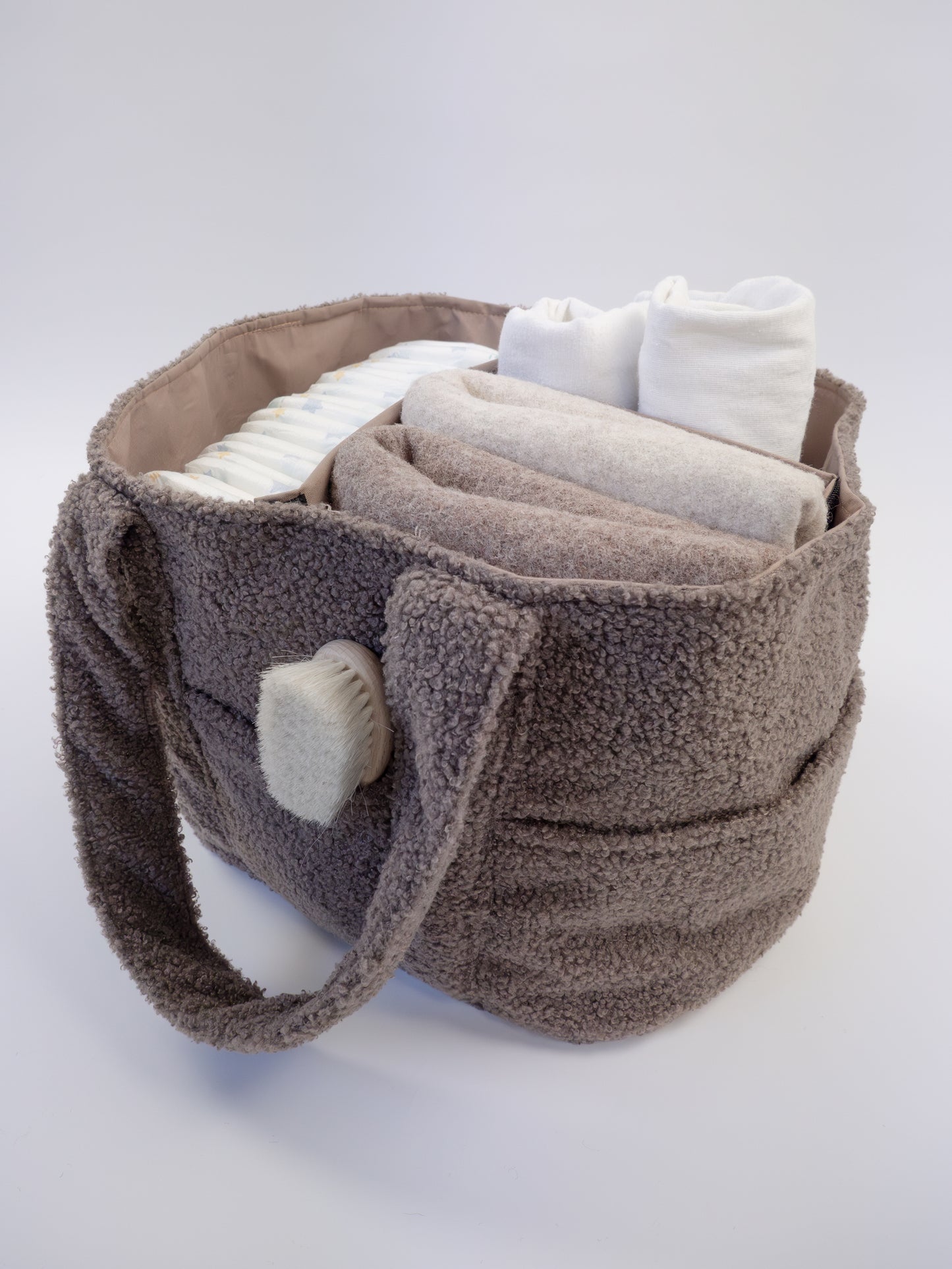 Dekostoff Boucle Kodiak taupe