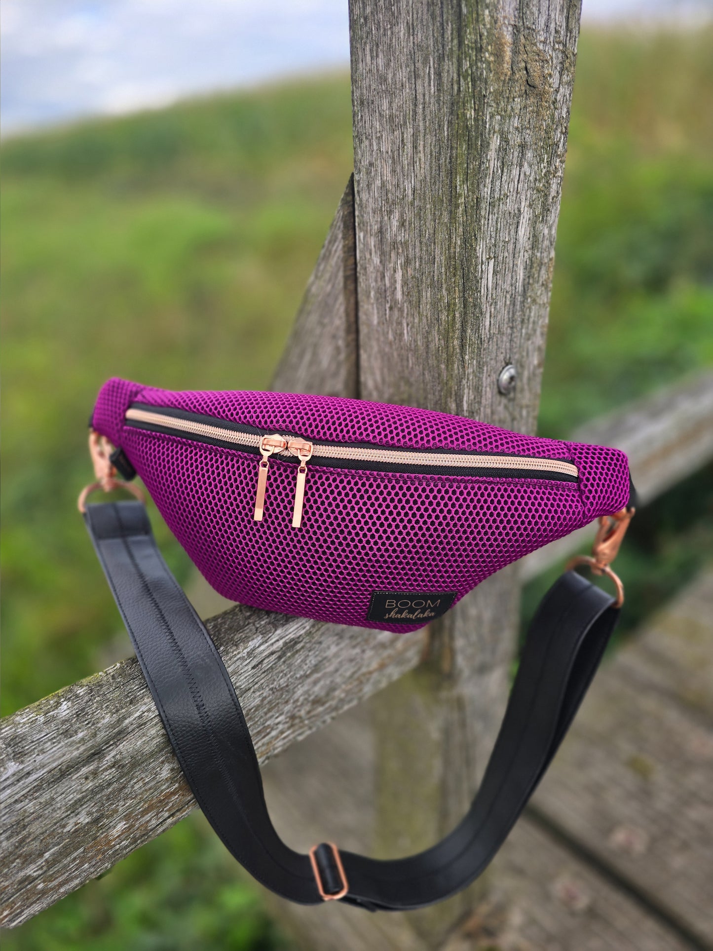 Mesh 3D Netz fuchsia