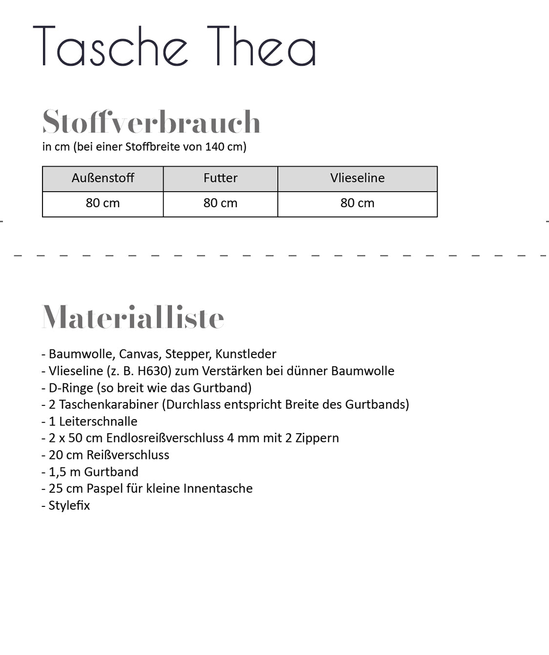 Fadenkäfer Tasche Thea