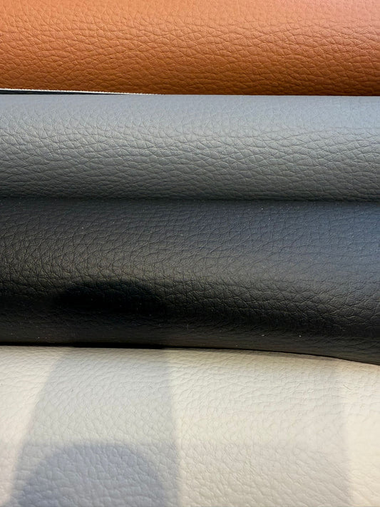 Kunstleder ecru, schwarz, grau, cognac