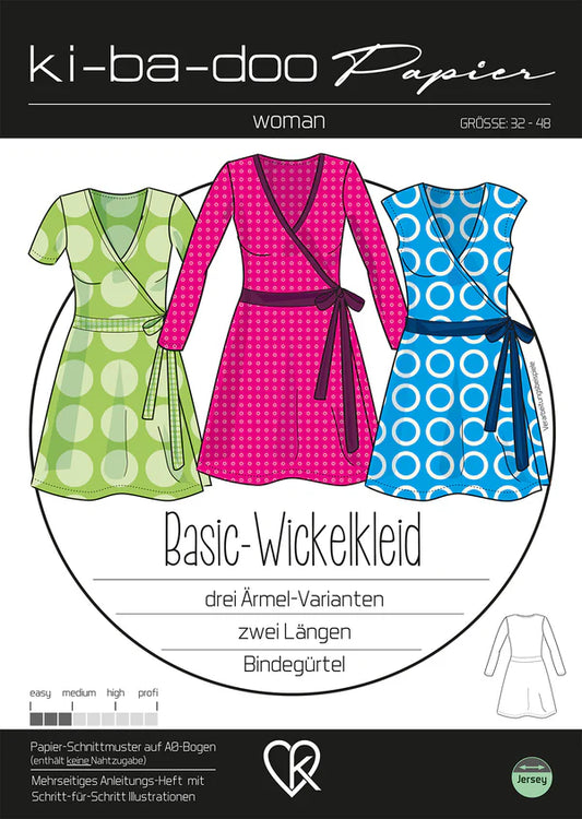 Ki-ba-doo Basic Wickelkleid Damen