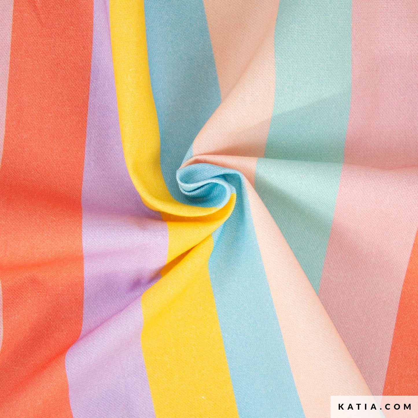 Canvas Katia Pastel Stripes