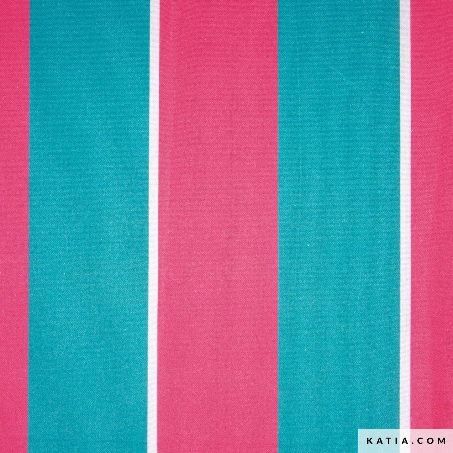 Canvas Katia Amazonia Stripes türkis pink