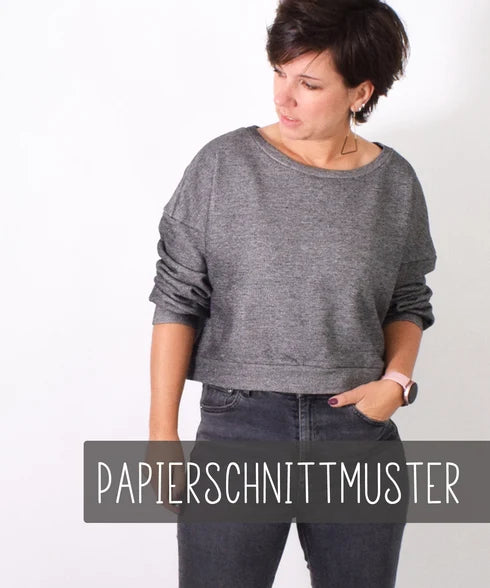 Lenipepunkt CROPPED.sweater Damen #146