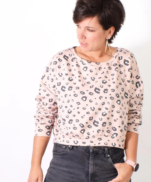 Lenipepunkt CROPPED.sweater Damen #146