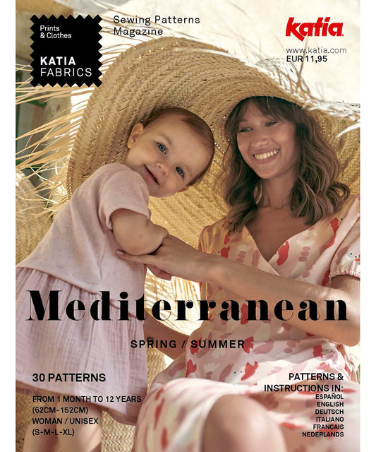 Zeitschrift Schnittmuster Katia Mediterranean 1
