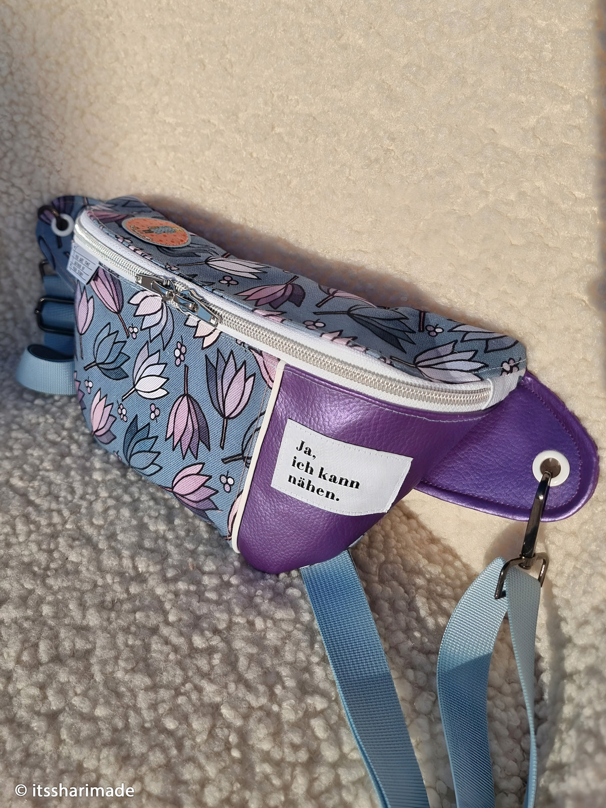 Canvas Floral Tales by Emjo Design blau/lila