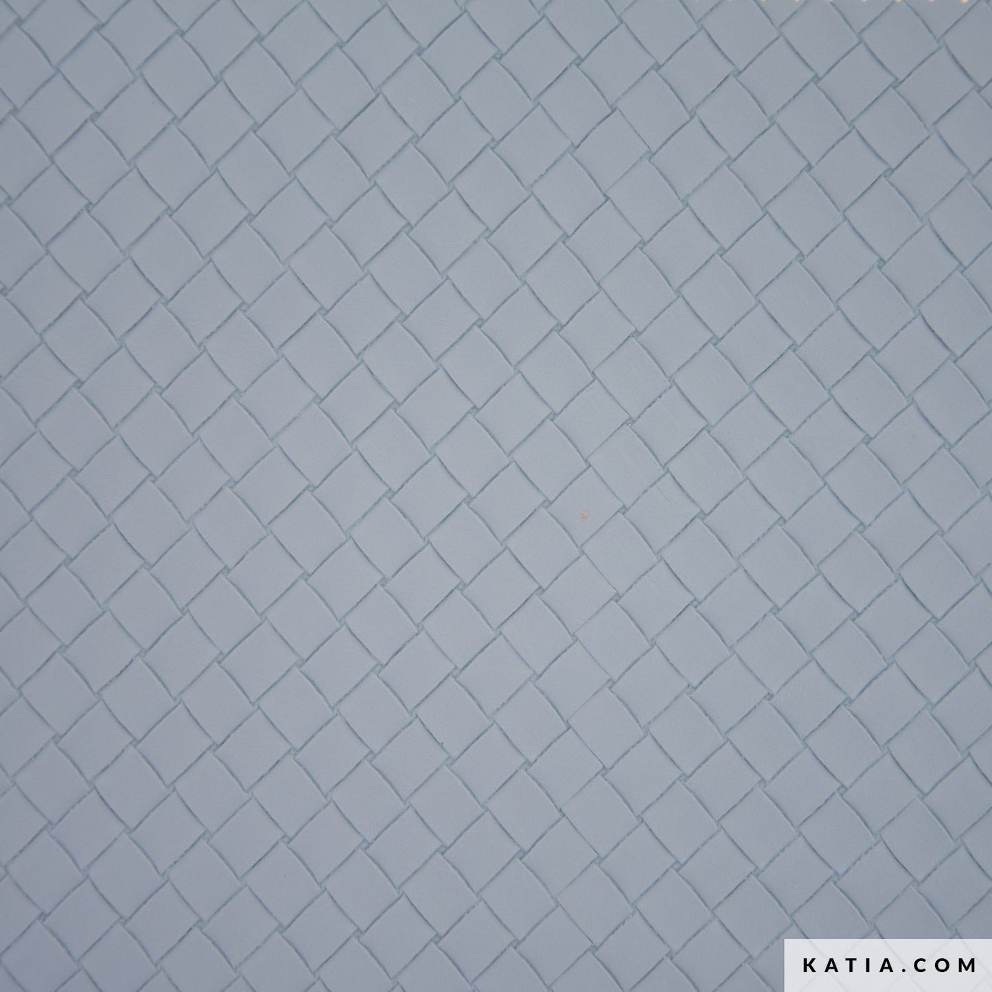 Kunstleder geflochtenes Desgin pastel blau
