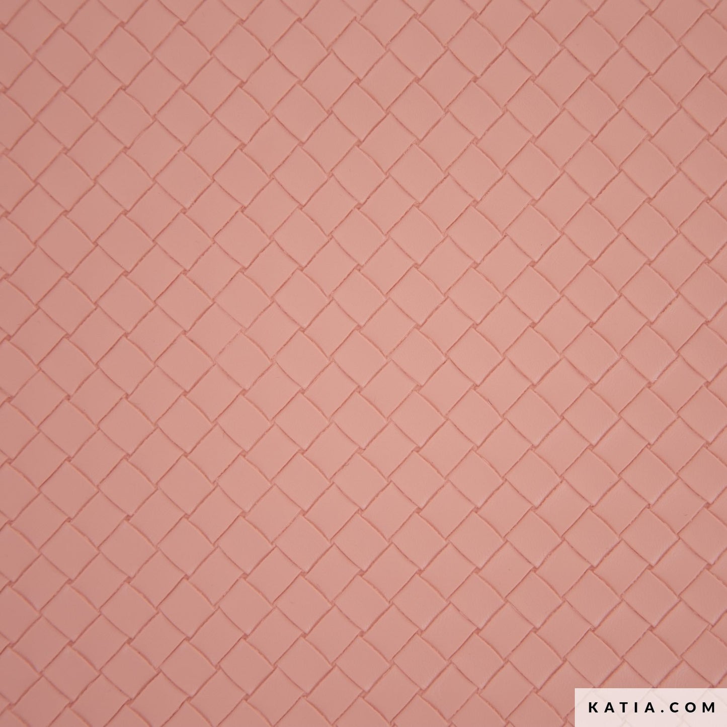 Kunstleder geflochtenes Desgin rosé