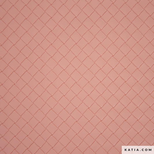Kunstleder geflochtenes Desgin rosé