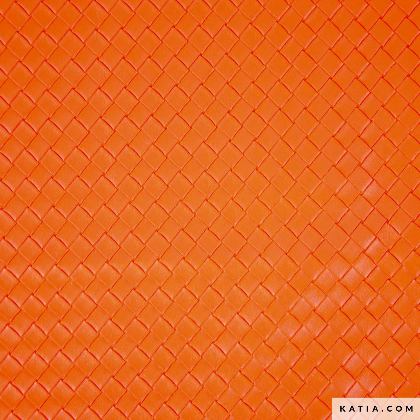 Kunstleder geflochtenes Desgin orange