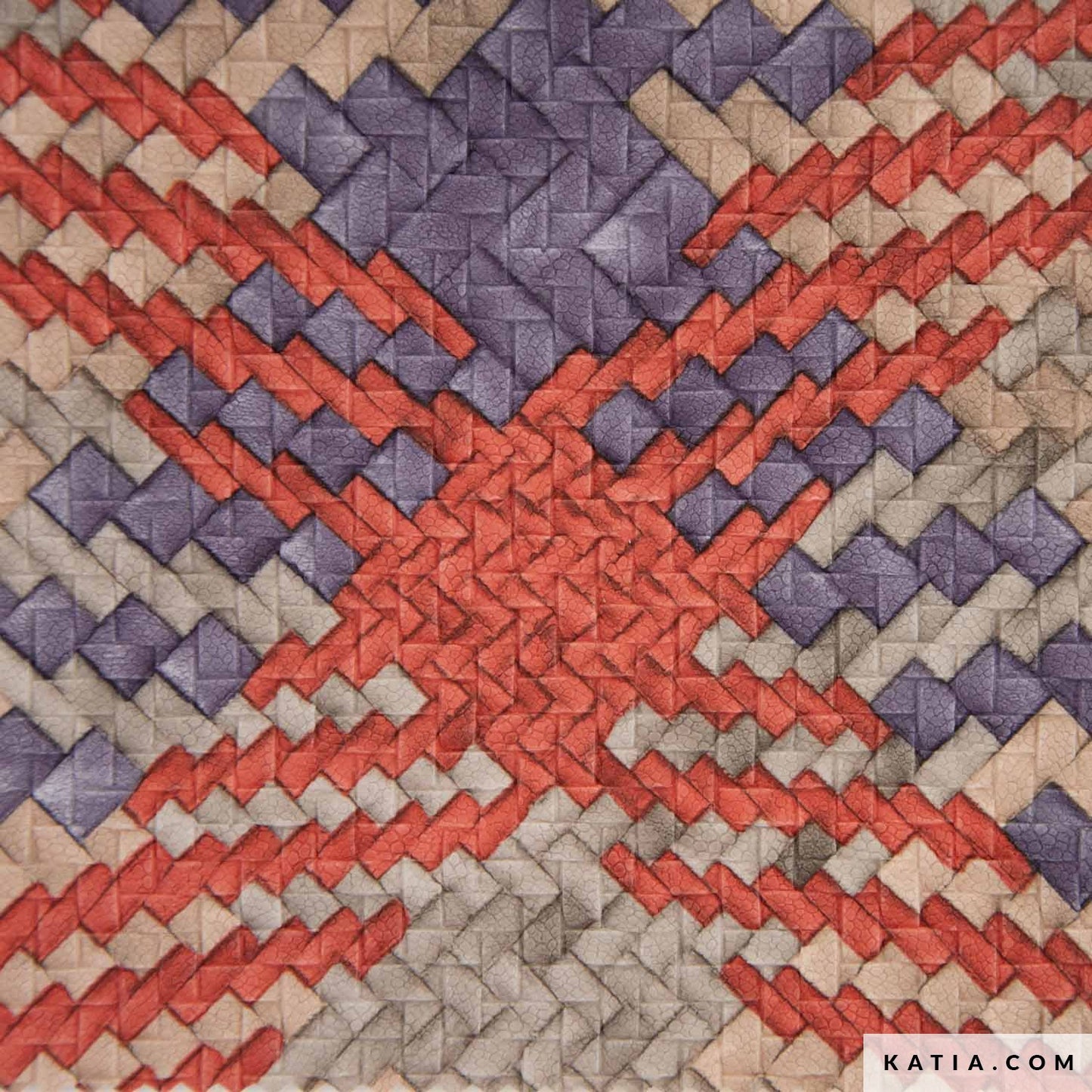 Kunstleder ZickZack Design Andes