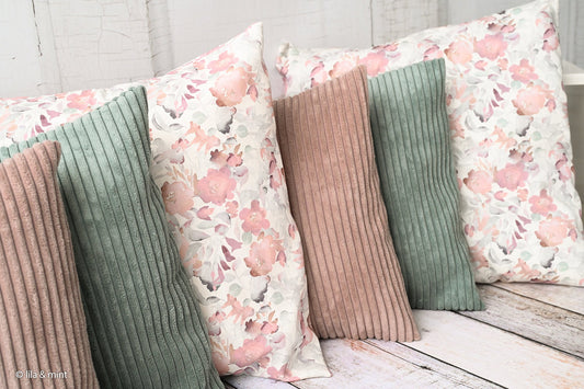 Cord Samt Wanja vintage rose