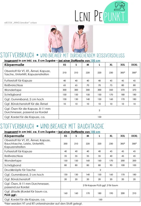 Lenipepunkt WIND.breaker Unisex Schupfjacke #126