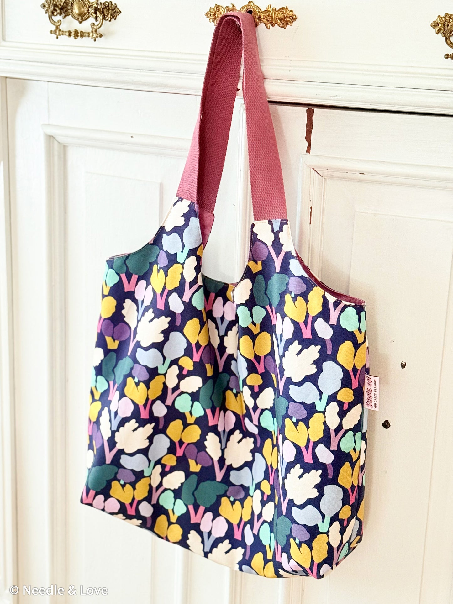 Canvas In the Woods  by Emjo Design dunkelblau