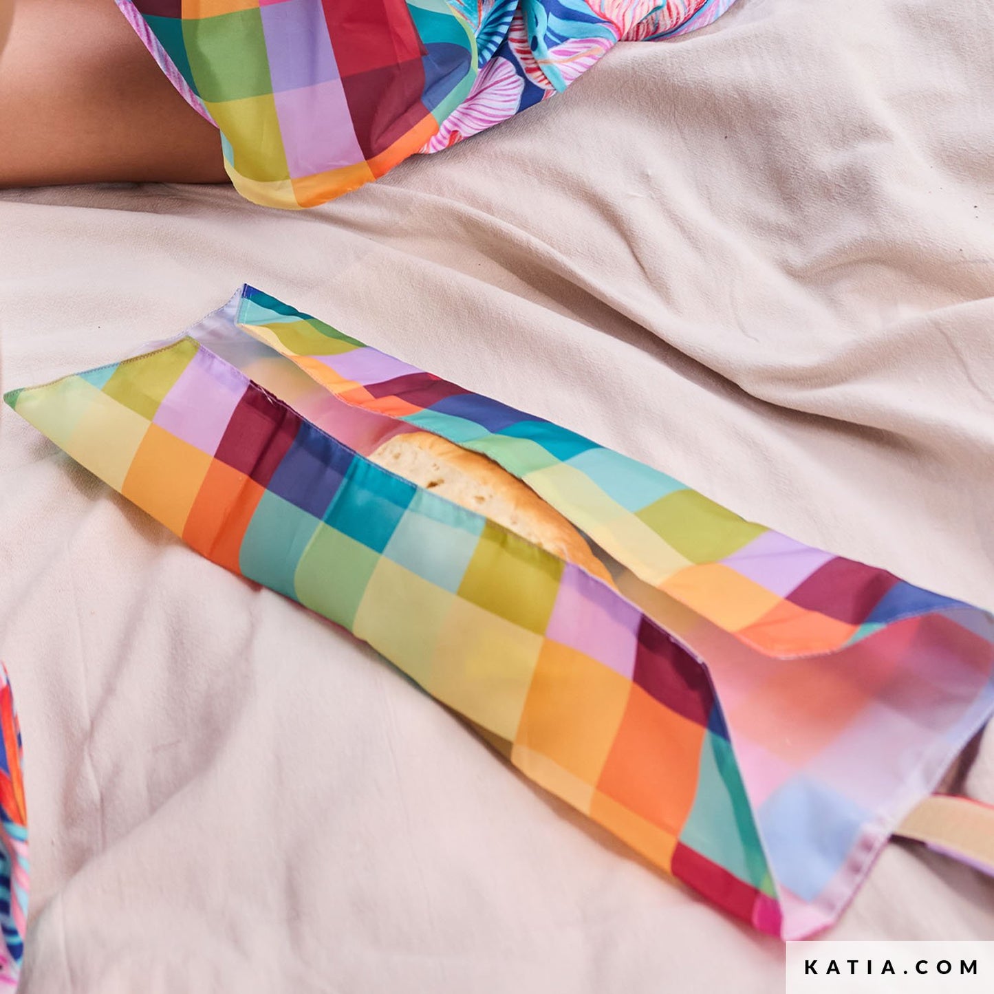 Cover Fabric Multicolor Checks