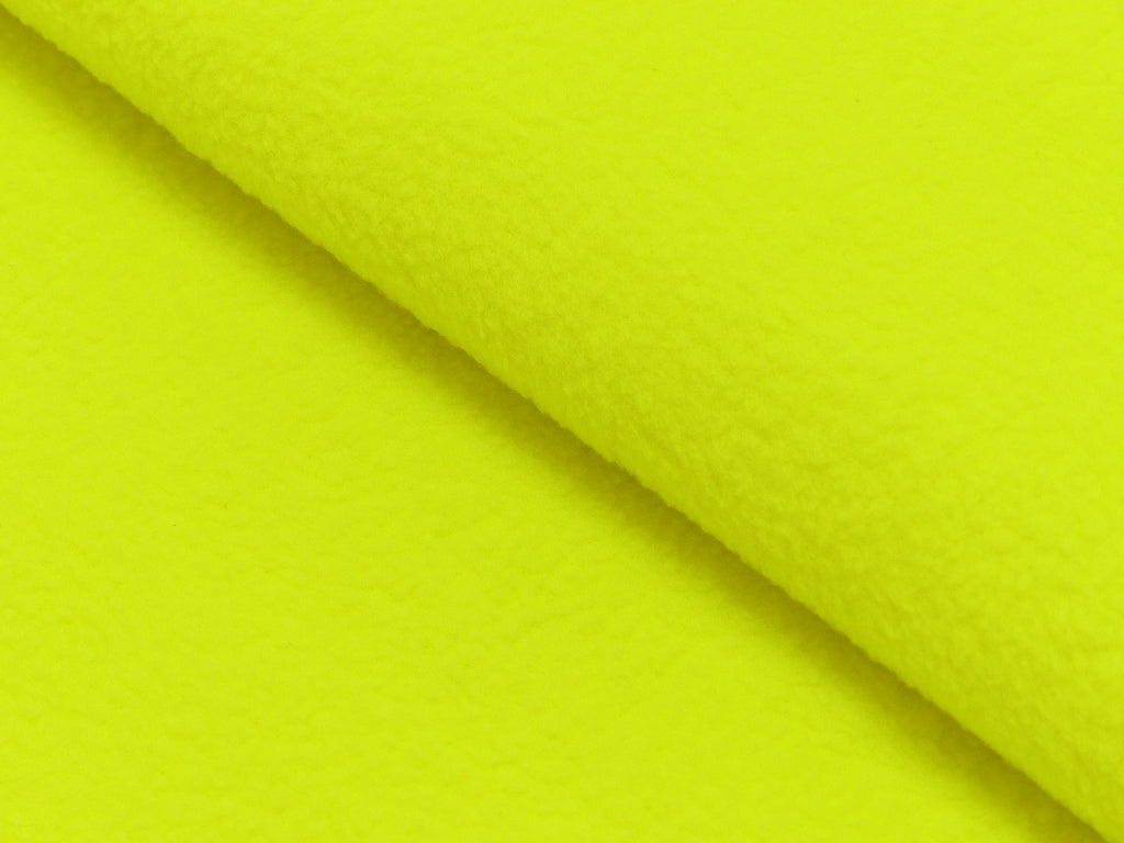 Fleece uni neon gelb