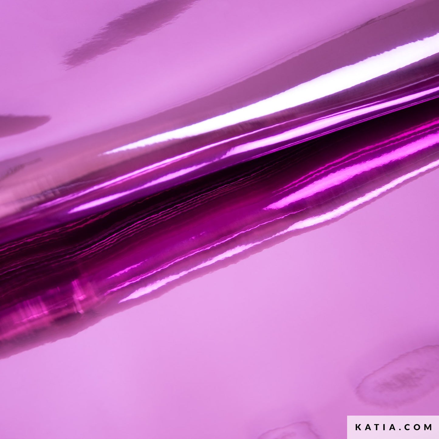 Taschenstoff Mirror Lacker TPU Disco Pink