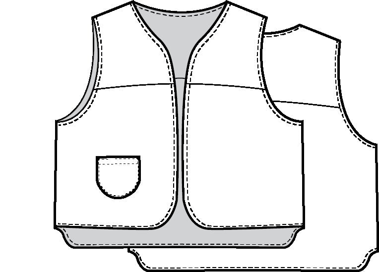 Echt Knorke - Reste-Weste – komfortable Weste