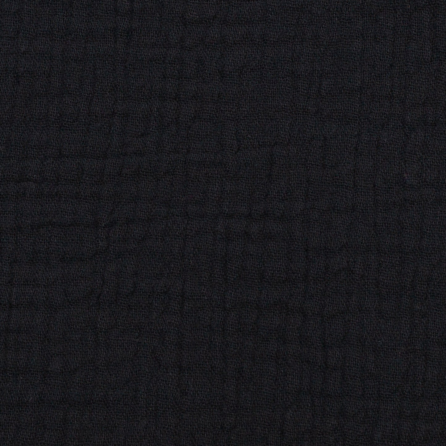 Musselin uni schwarz