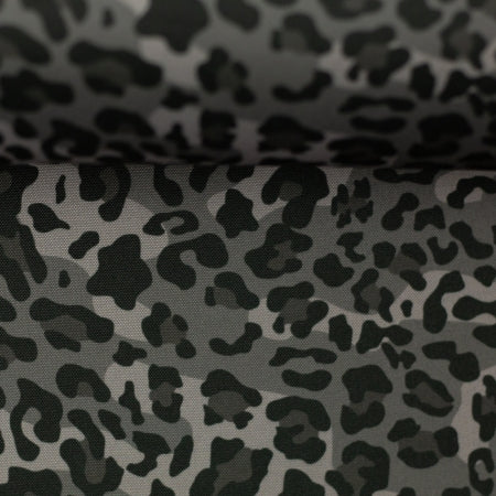 Softshell Leopard schwarz