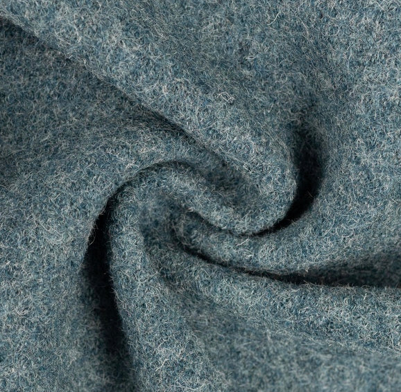 Walk Schurwolle Naomi petrol hell melange