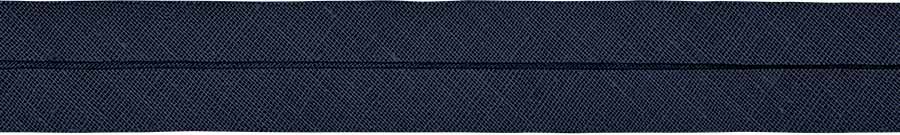 Baumwoll Schrägband gefalzt 40/20 dunkelblau