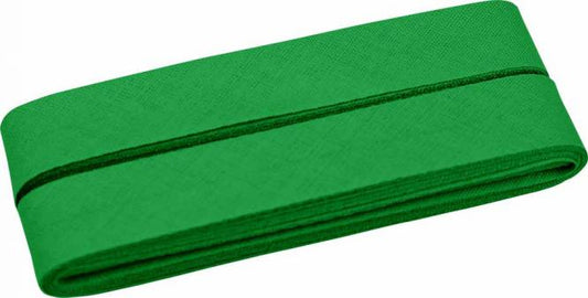 Baumwoll Schrägband gefalzt 40/20 grün