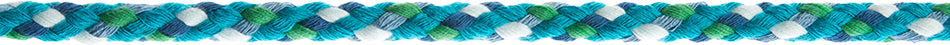 Baumwollkordel 8mm multicolour türkis