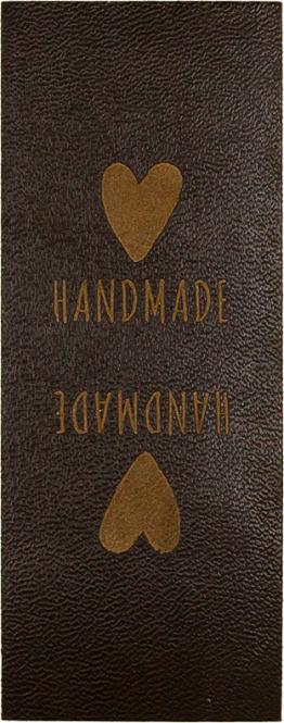 Label Knick-Label Handmade braun