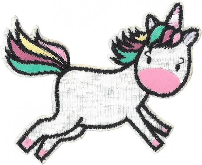 Applikation Einhorn fliegend