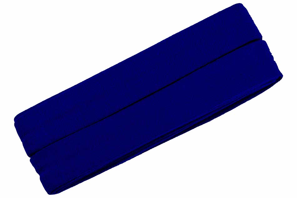 Jersey Schrägband 40/20mm Coupon blau
