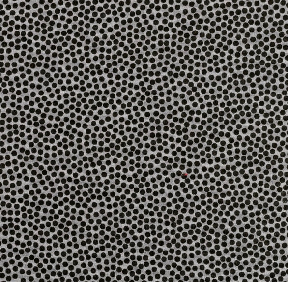 Baumwolle Punkte Dotty grau schwarz