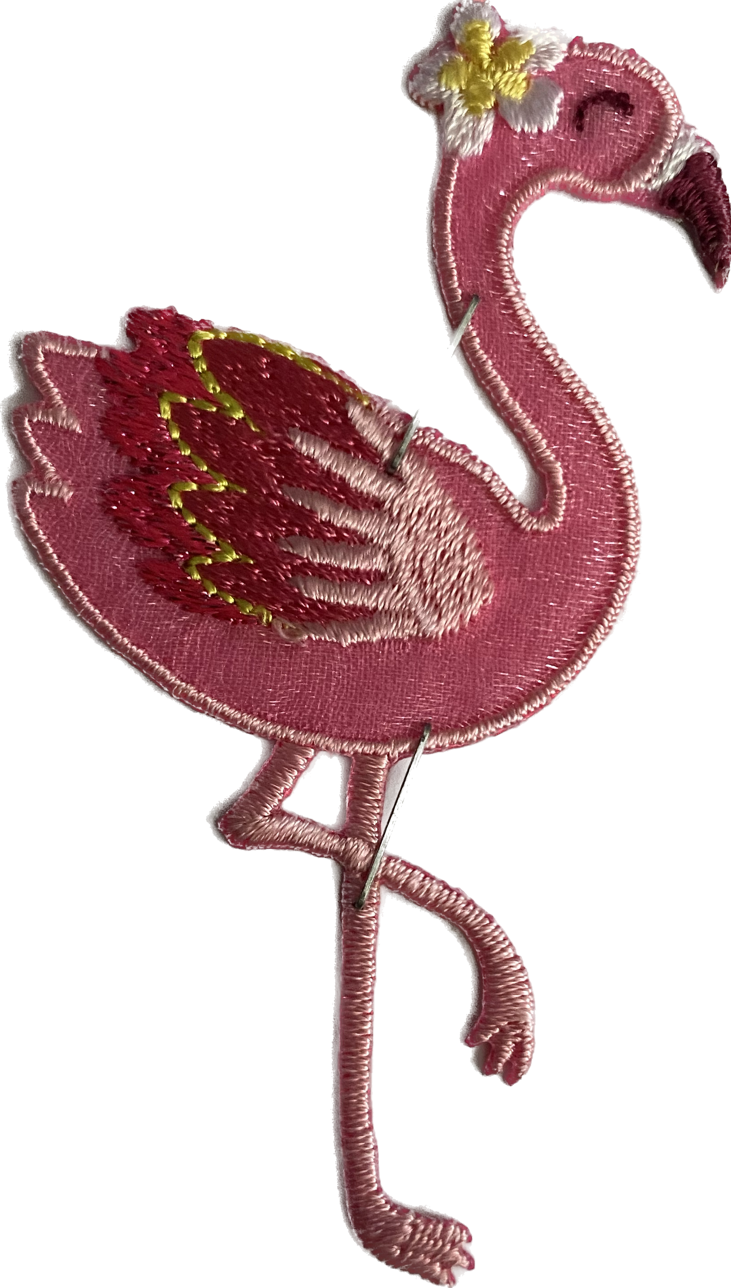 Applikation Flamingo Blume