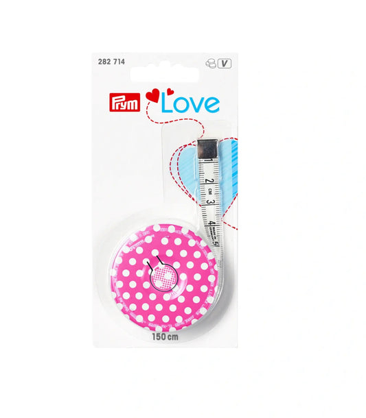 Prym Love Rollmaßband pink, 150cm