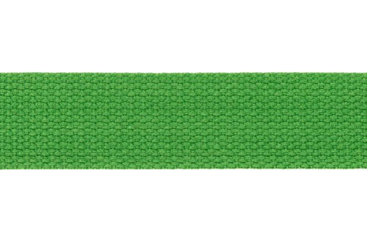 Gurtband Baumwolle 30mm grasgrün