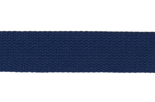 Gurtband Baumwolle 30mm blau